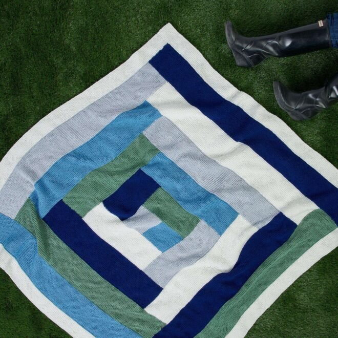 Crafting a Cozy Vibe with the Cabin Quilt Knit Blanket