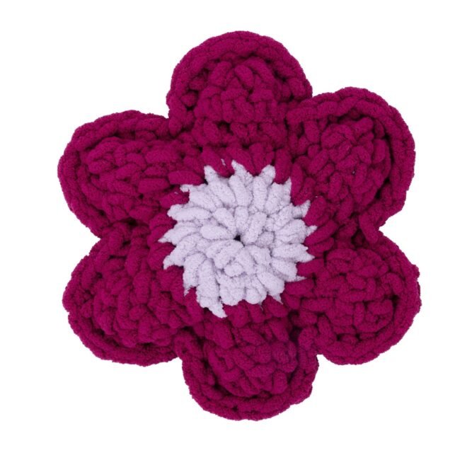 Crafting a Cozy Haven with the Crochet Extra Chunky Flower Pillow