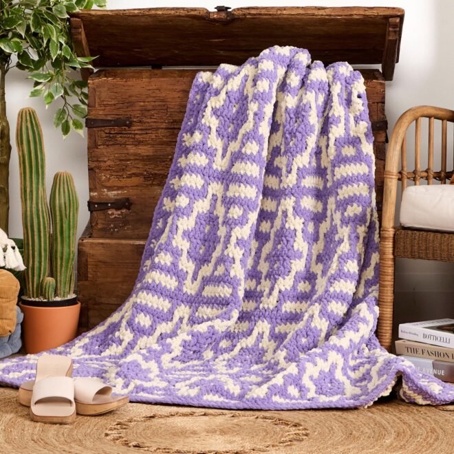 Unleashing Creativity with the Prism Pathways Mosaic Crochet Blanket