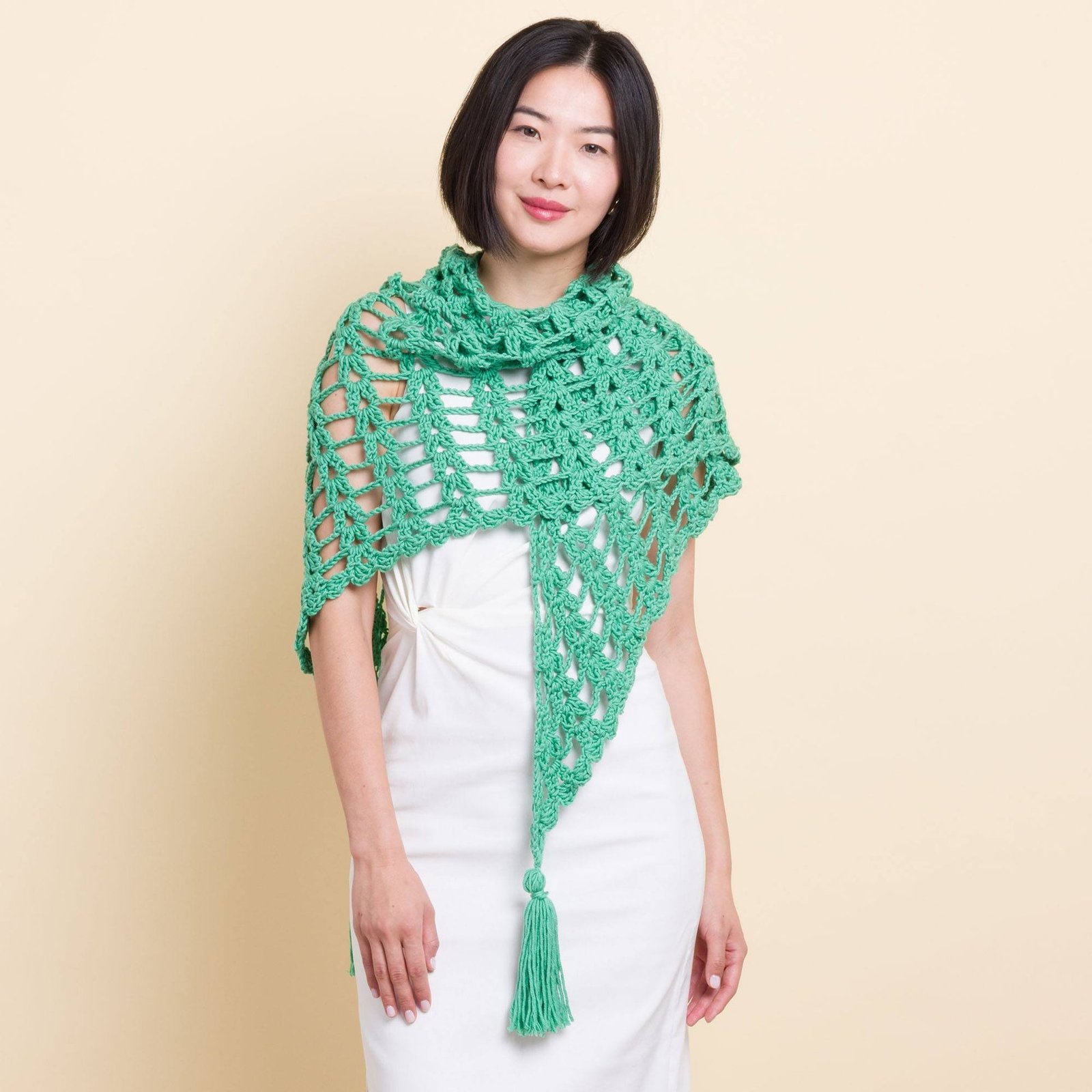 Embrace Elegance with the Wrapped in Luxury Crochet Shawl