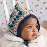 Whisking Joy into Every Stitch: The Crochet Granny Square Baby Bonnet