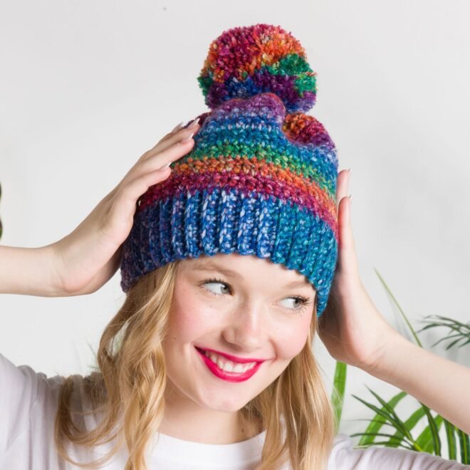 Unleashing Creativity with the Color Bits Crochet Hat