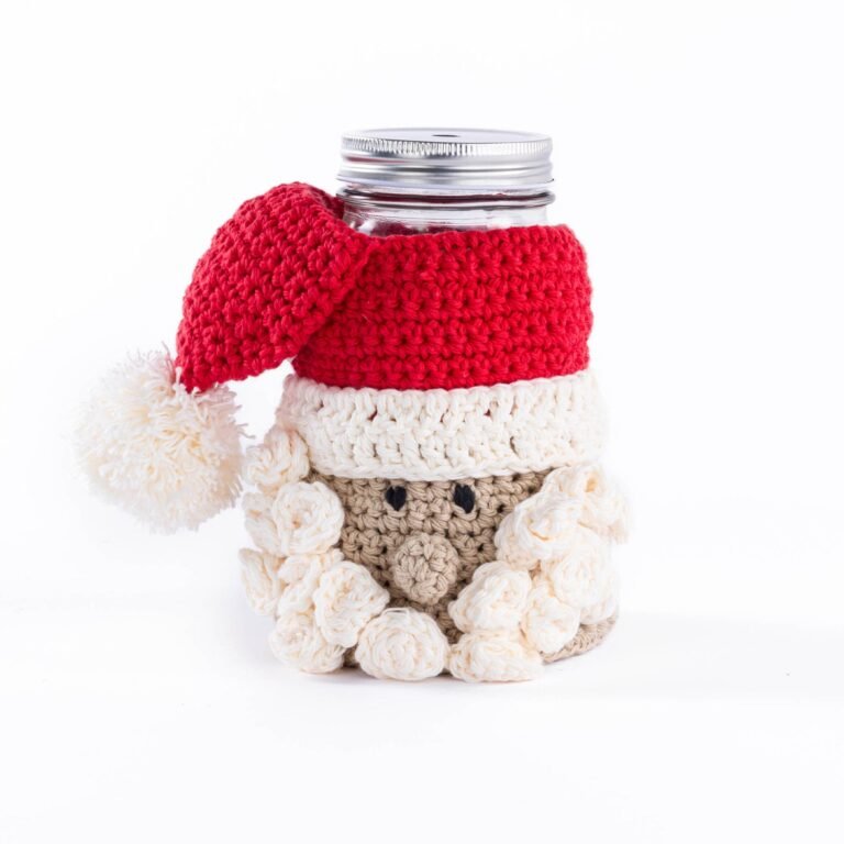 Unwrap the Joy with a Santa Claus Candy Jar Cozy!