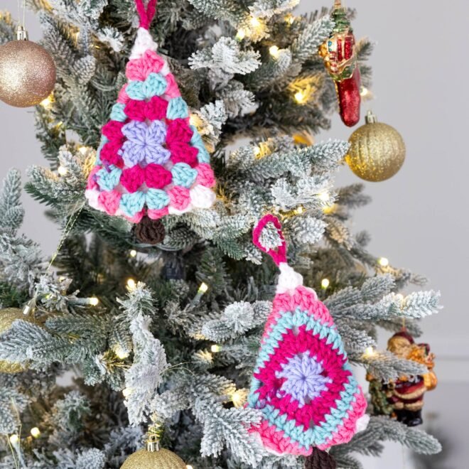 Magical Moments with Crochet Granny Tree Ornaments