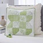 Embrace Your Craft with the Subtly Shamrock Patchwork Pillow