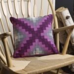 Transform Your Space with the Purple Pieced Pillow
