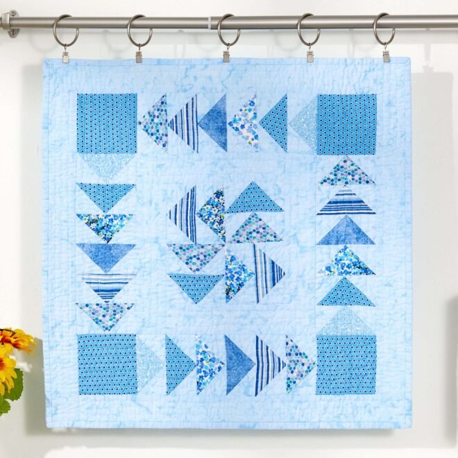 Soaring Creativity: The Delight of Crafting the Blue Geese Quilt